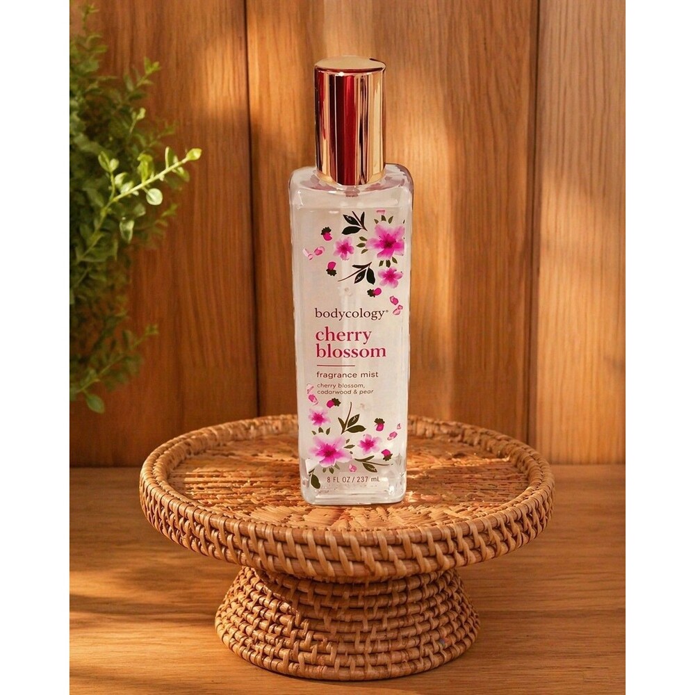 Bodycology Cherry Blossom Fragrance Mist 8 fl oz Floral Body Spray Cedarwood